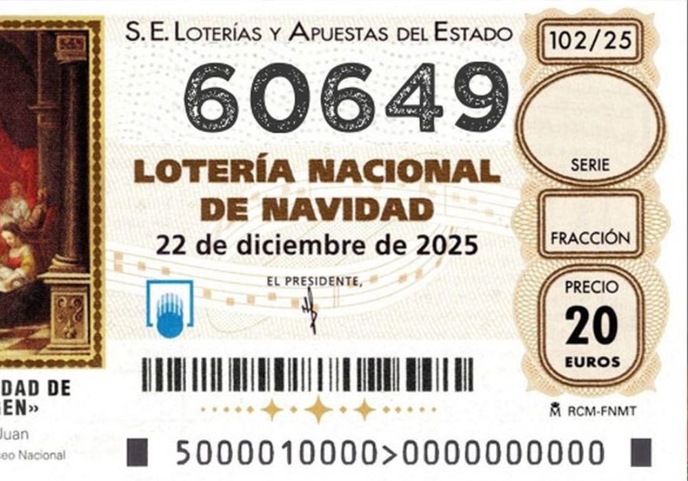 La provincia de Almería ha sido una de las agraciadas en el sorteo de la Lotería de Navidad 2025. Al filo de las 10:40 de la mañana salía el número 60649, que ha sido vendido en Roquetas de Mar, en la administración nº 6 de la avenida Juan Carlos I,