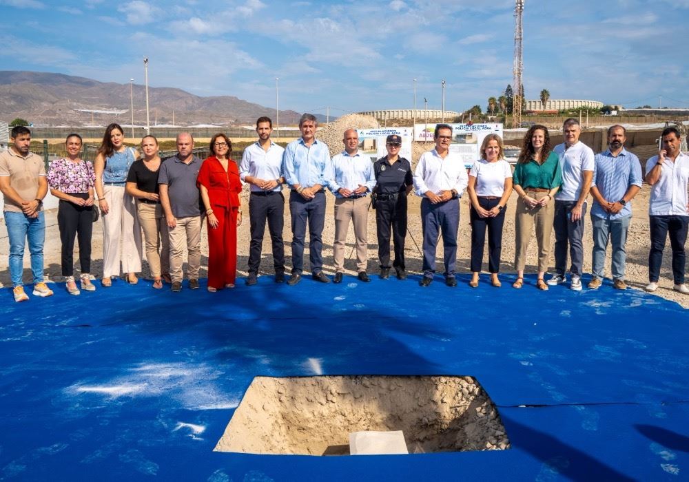 Adra inicia la construcción de su Jefatura de la Policía Local con el apoyo de la Diputación