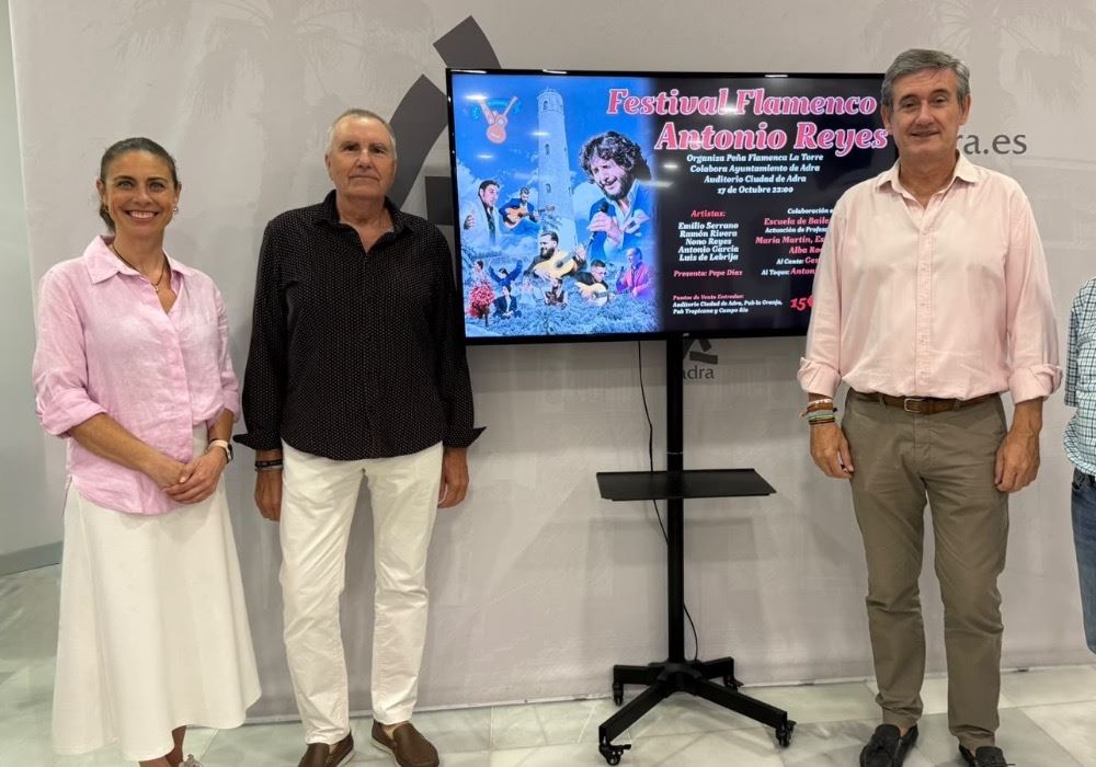 El Festival Flamenco ‘Antonio Reyes’ llenará de arte y tradición el Auditorio ‘Ciudad de Adra’ este sábado
