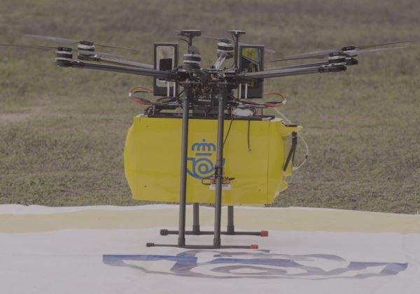 Correos exhibe en Andalucía los drones desarrollados en el marco del proyecto Delorean Inbox