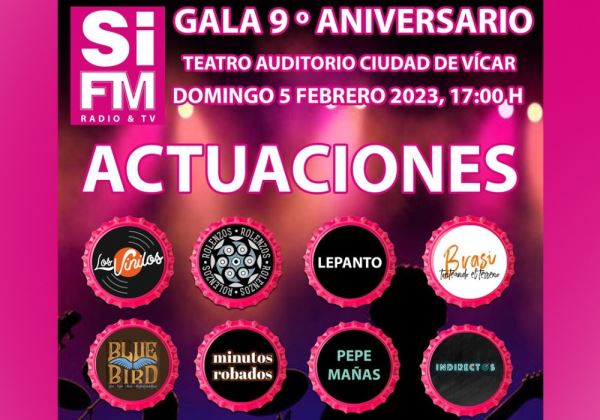 Gala aniversario SI FM en Vícar