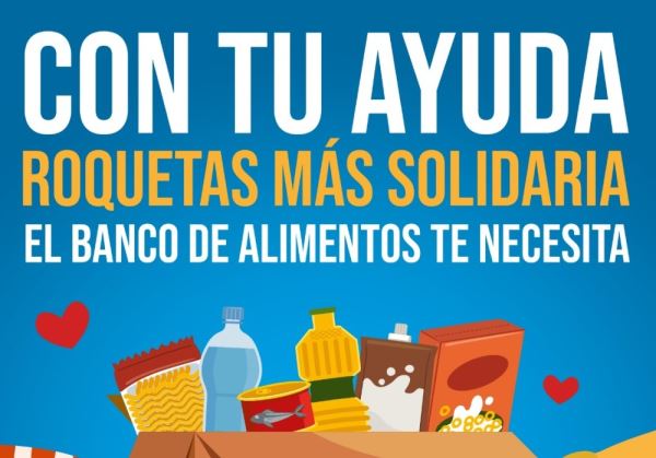 Roquetas de Mar comienza mañana una campaña de recogida a beneficio de Banco de Alimentos