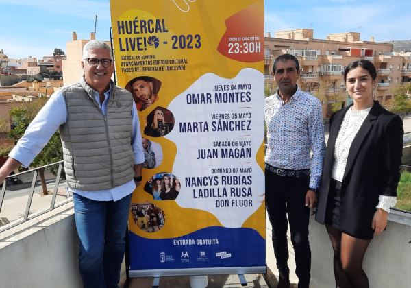 Omar Montes, Marta Sánchez, Juan Magán, Ladilla Rusa y Nancys Rubias: Huércal presenta su cartel de conciertos más ambicioso para las fiestas populares