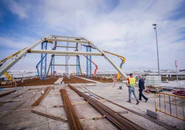 El puente de la Rambla El Cañuelo estará abierto en menos de dos meses