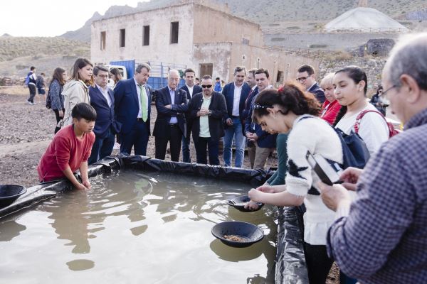 La provincia vive un día histórico con la primera piedra de las obras de la Geoda de Pulpí