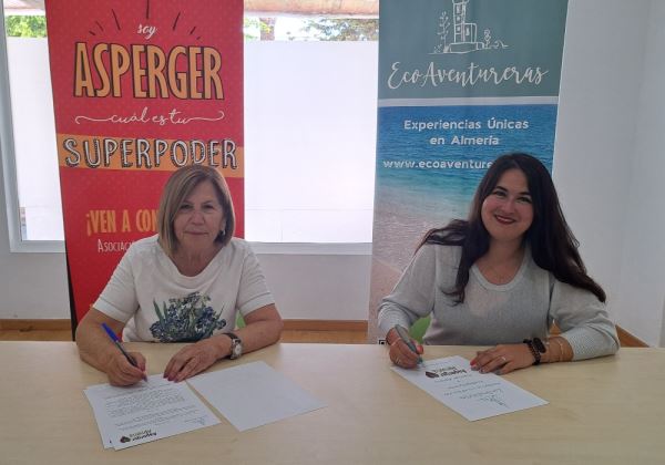 EcoAventureras y Asperger Almería firman un convenio para favorecer el turismo inclusivo