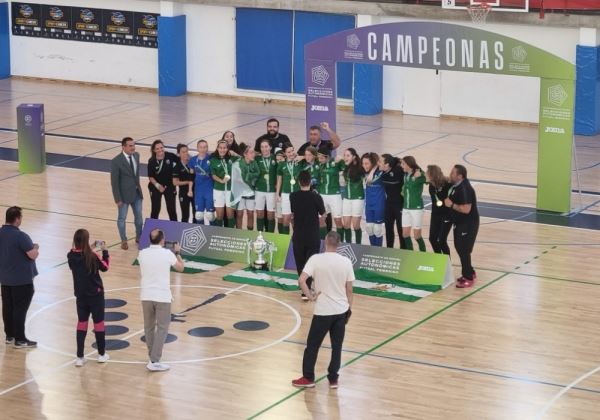 La jugadora celeste Noa, campeona de España con la Selección Andaluza Infantil