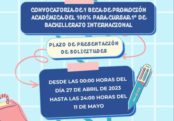 Abierto el plazo de solicitud de una beca para cursar estudios de Bachillerato Internacional en el Colegio Sek Alborán