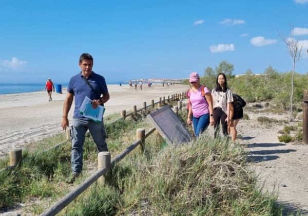 Roquetas de Mar se une a la campaña 1m2 contra la basuraleza con una actividad en la Ribera de La Algaida