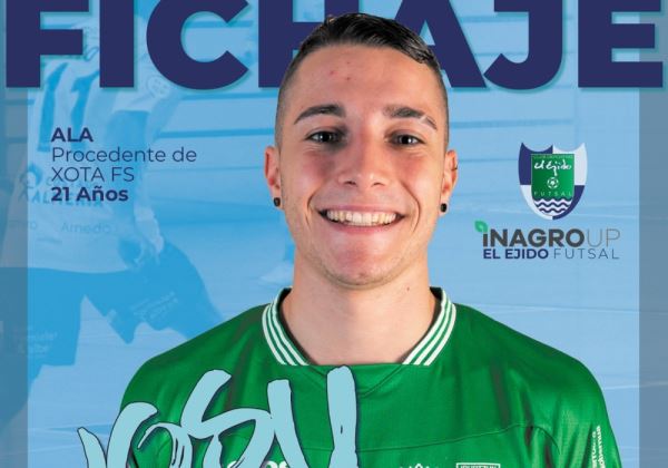 Inagroup El Ejido Futsal incorpora al ala zurdo Josu Mendive