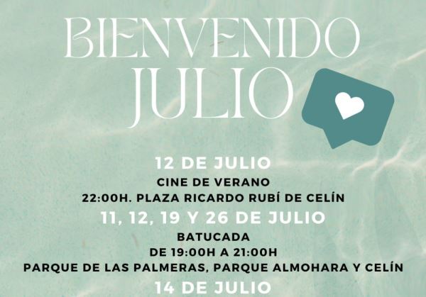 Dalías presenta la programación de julio con actividades variadas y adaptadas a todos los públicos
