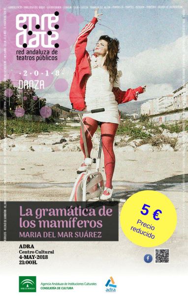 'La gramática de los mamíferos', este viernes en el Centro Cultural de Adra