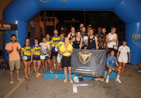 Gran nivel y éxito de participación en el décimo aniversario de la Carrera Nocturna de Balerma