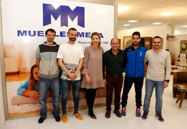 El CD Muebles Mesa departe con la concejala de Deportes de El Ejido
