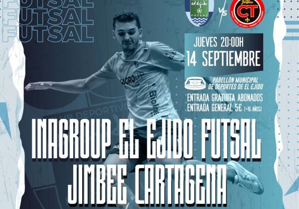 Inagroup El Ejido Futsal cierra la pretemporada frente a Jimbee Cartagena