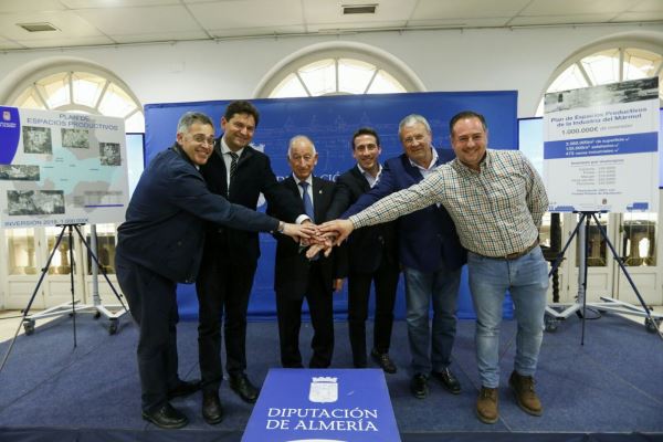 Diputación impulsa la comarca del Mármol con una inversión de un millón para la mejora de Polígonos