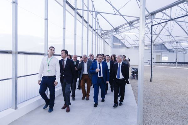 Diputación arropa a los agricultores en la inauguración del nuevo semillero de 'El Plantel'