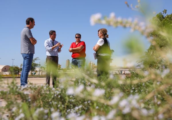 El Parque Municipal de Santa María del Águila ya cuenta con una gran plaza central de 1.200 metros cuadrados