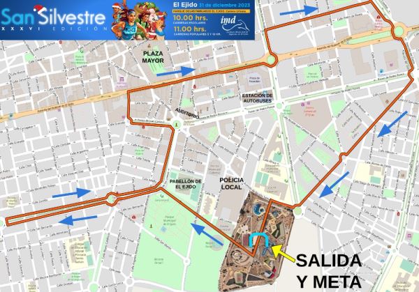 Las inscripciones para la XXXVI Carrera Urbana San Silvestre siguen abiertas hasta el 28 de diciembre