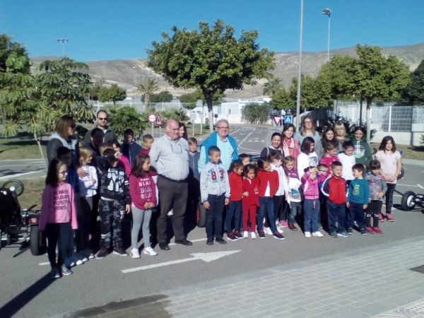 El CEIP Solymar de Matagorda cierra las visitas de centros externos al Centro de Educación Vial de Vícar
