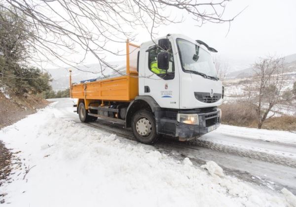 El Plan de Vialidad Invernal de la Diputación preparado para proteger las carreteras