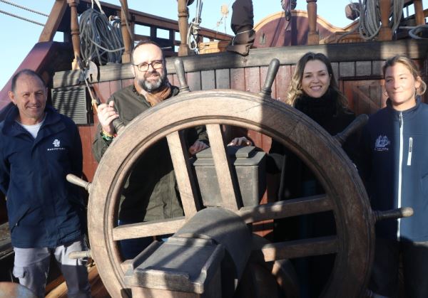 El Galeón Andalucía atraca en Almerimar hasta el 28 de enero para evocar la historia del intercambio comercial transoceánico