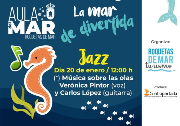 El Aula del Mar acercará el jazz a toda la familia el próximo sábado dentro del programa ‘La mar de divertida’