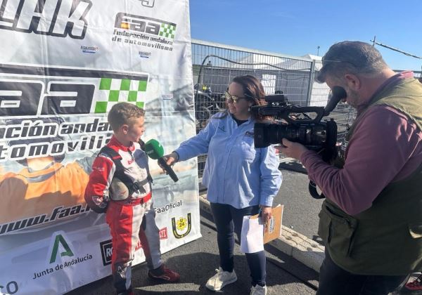 Omar Román, el mejor Rookie del inicio del Campeonato de Andalucía de Karting