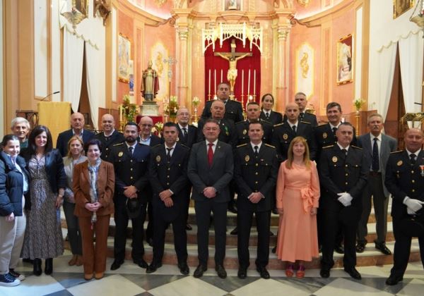 La Policía Local de Berja celebra el día de su patrón, San Tesifón