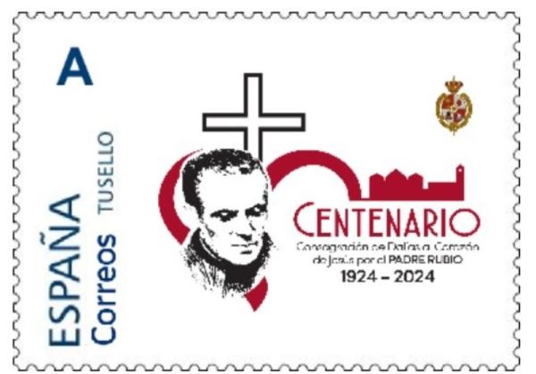 Correos emite sellos por el Centenario de la última visita del Padre Rubio a Dalías (Almería)