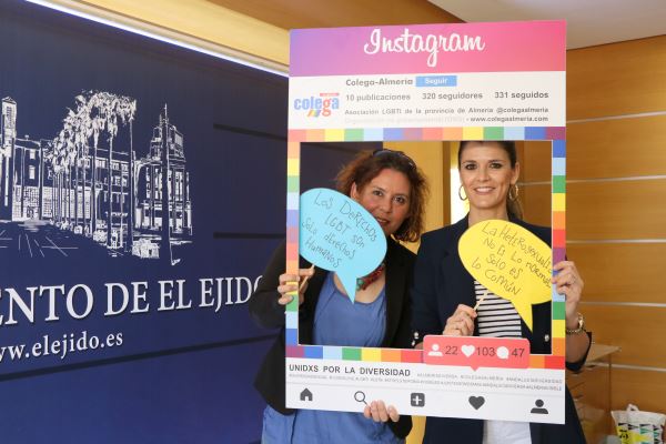 El Ayuntamiento de El Ejido se suma a la campaña contra la homofobia y transfobia impulsada por Colega