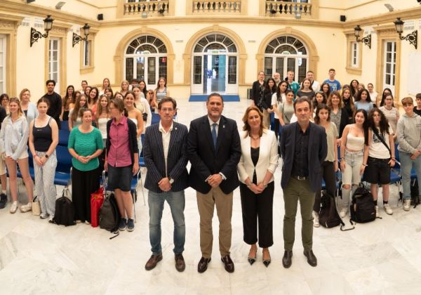 Más de 50 estudiantes alemanes, portugueses y húngaros visitan la provincia de Almería con el Programa Educativo Europeo ERASMUS+