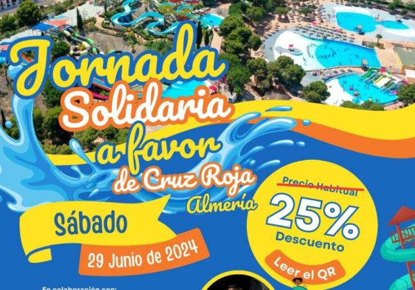 El próximo sábado 29 de junio, Cruz Roja celebra una JORNADA SOLIDARIA en el parque acuático AQUAVERA (Vera).