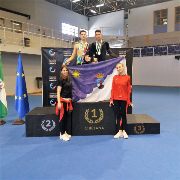 Adrián Munuera e Iván Fernández: oro y bronce en el Campeonato de Andalucía de Gimnasia Rítmica