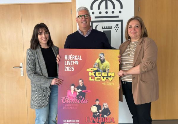 Fangoria, Camela y Keen Levy darán brillo a ‘Huércal Live’ en las noches de las fiestas de la localidad