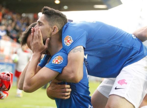 El Almería empata en Lugo pero será equipo de Segunda un año más tras la derrota de la Cultural Leonesa