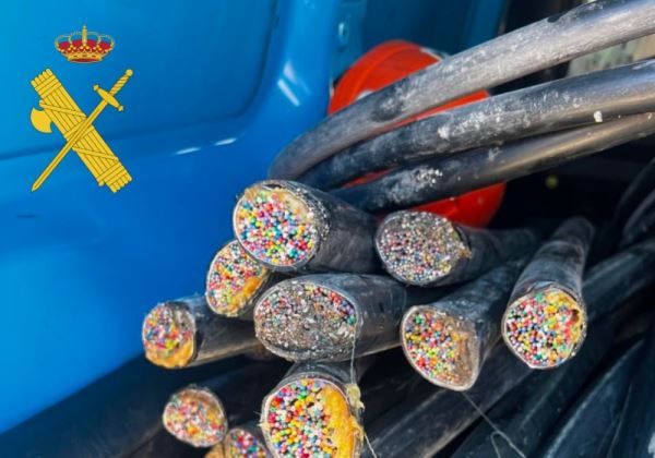 Detenidos en Carboneras dos individuos especializados en la sustracción de cobre de infraestructuras de telecomunicaciones