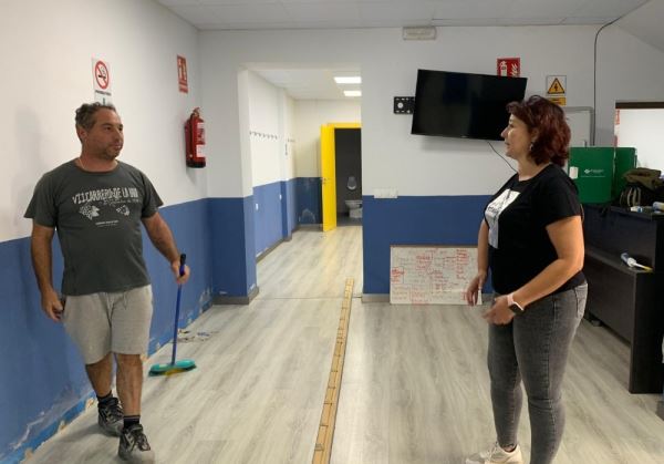 La alcaldesa de Canjáyar anuncia la inminente apertura del gimnasio municipal