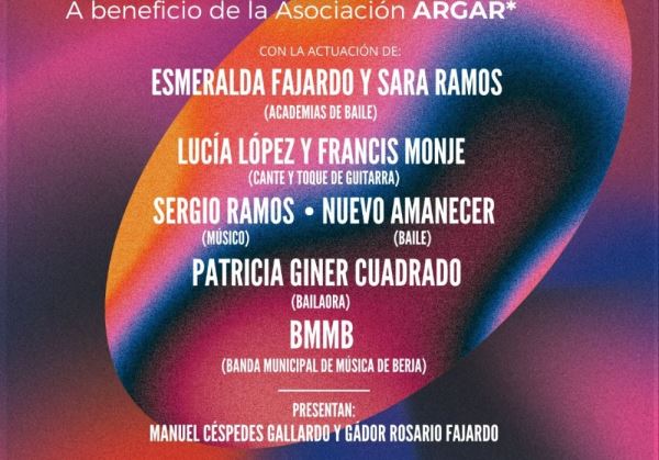 La V Gala Berjarte del sábado 18 de octubre recaudará fondos para la Asociación ARGAR