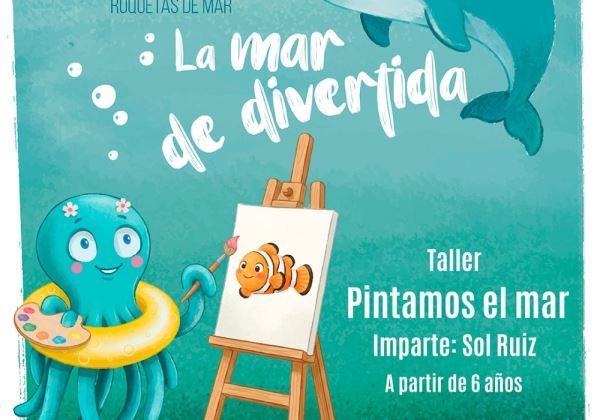 El Aula del Mar se sumergirá en la creatividad con un taller de acuarela el sábado, con inscripciones agotadas