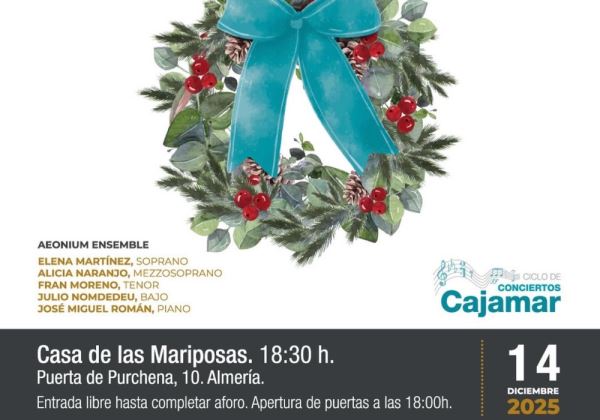 La OCAL y el Ciclo de Conciertos Cajamar viajarán por la ‘La Navidad a lo largo de la historia’, con Aeonium Ensemble