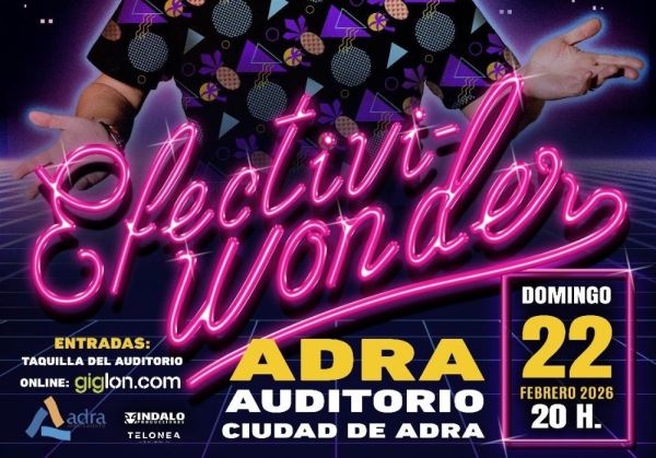 El Monaguillo presenta ‘Efectiviwonder’ en el Auditorio ‘Ciudad de Adra’ el próximo 22 de febrero