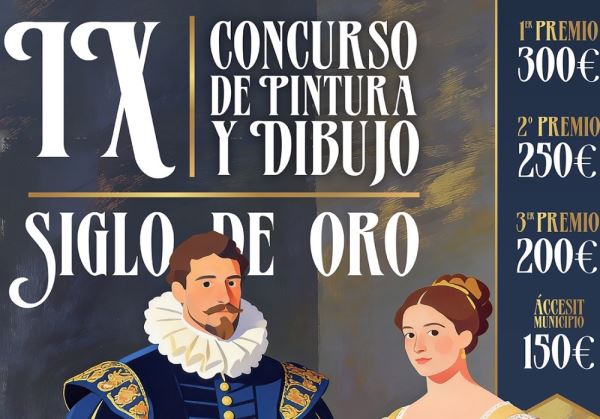 Roquetas de Mar convoca el IX Concurso de pintura y dibujo del Siglo de Oro cuyo plazo acaba el 3 de mayo