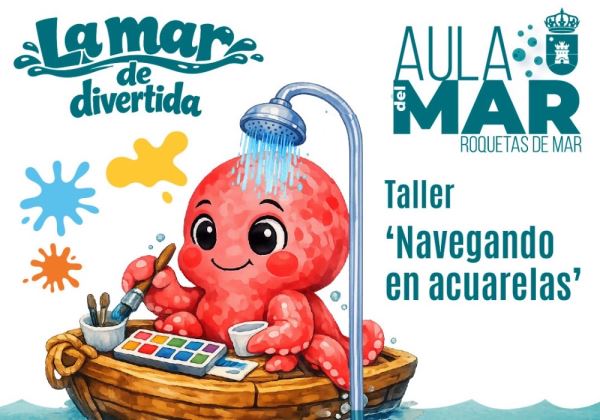 Los niños se hacen amigos de los peces y animales marinos a través de un cuentacuentos en el Aula del Mar