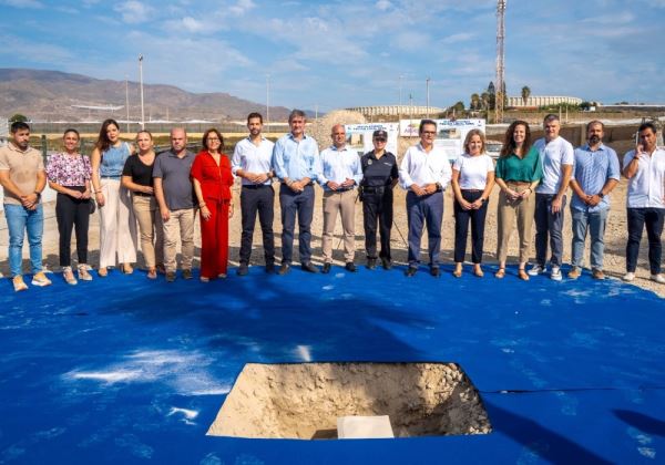 Adra inicia la construcción de su Jefatura de la Policía Local con el apoyo de la Diputación