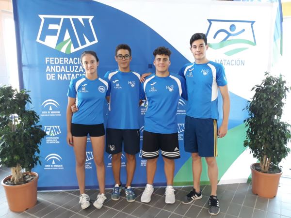 El nadador del club H2O El Ejido Miguel Guerrero consigue dos bronces en el Andaluz Infantil