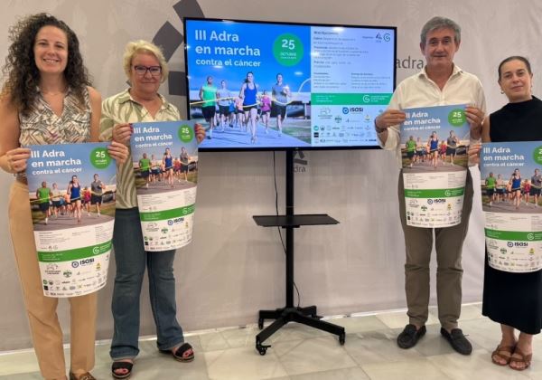Adra celebrará el 25 de octubre la III edición de ‘Adra en Marcha contra el Cáncer’