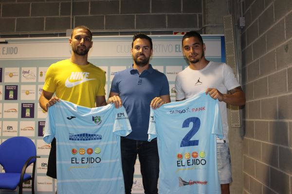 Garrido y Tomás, las nuevas incorporaciones del CD El Ejido, ilusionados con la nueva temporada