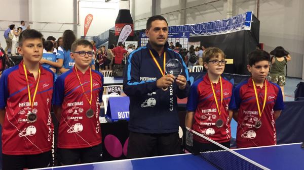 Dos podios con firma roquetera en el Campeonato de España de Tenis de Mesa