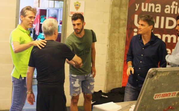 Luis Rioja se incorpora a la disciplina de la UD Almería como décimo fichaje y se ejercita en solitario